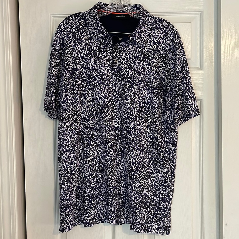 Bugatchi Mens 3 Button Polo. Size XL